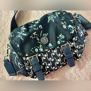 Tory Burch floral crossbody purse